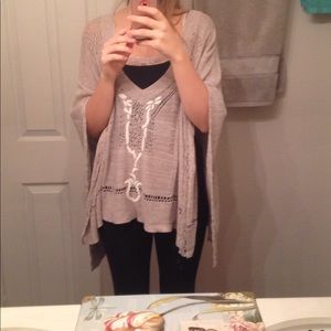 Free People cozy Poncho!
